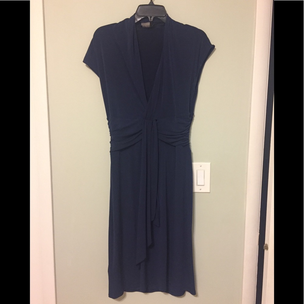 Comfortable Max and Cleo navy dress!